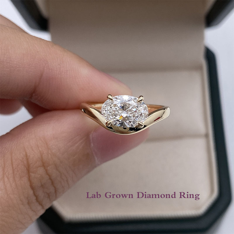 Body Jewelry Vch - 1.00 karat DEF/VS Oval Kesim HPHT