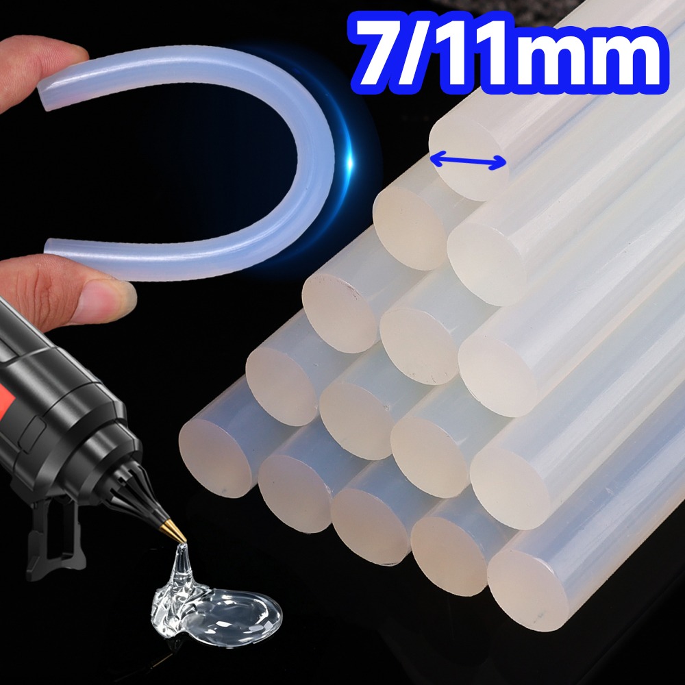 Body Jewelry Glue - Şeffaf Sıcak Eriyen Tutkal Çubukları 7/11mm