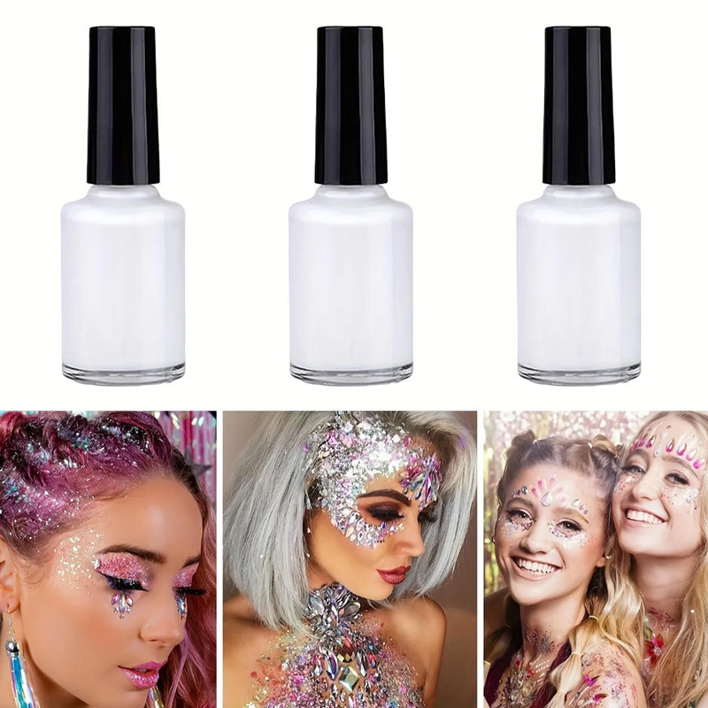 Body Jewelry Glue - 3'lü Paket Sıvı Vücut Boyası Tutkal