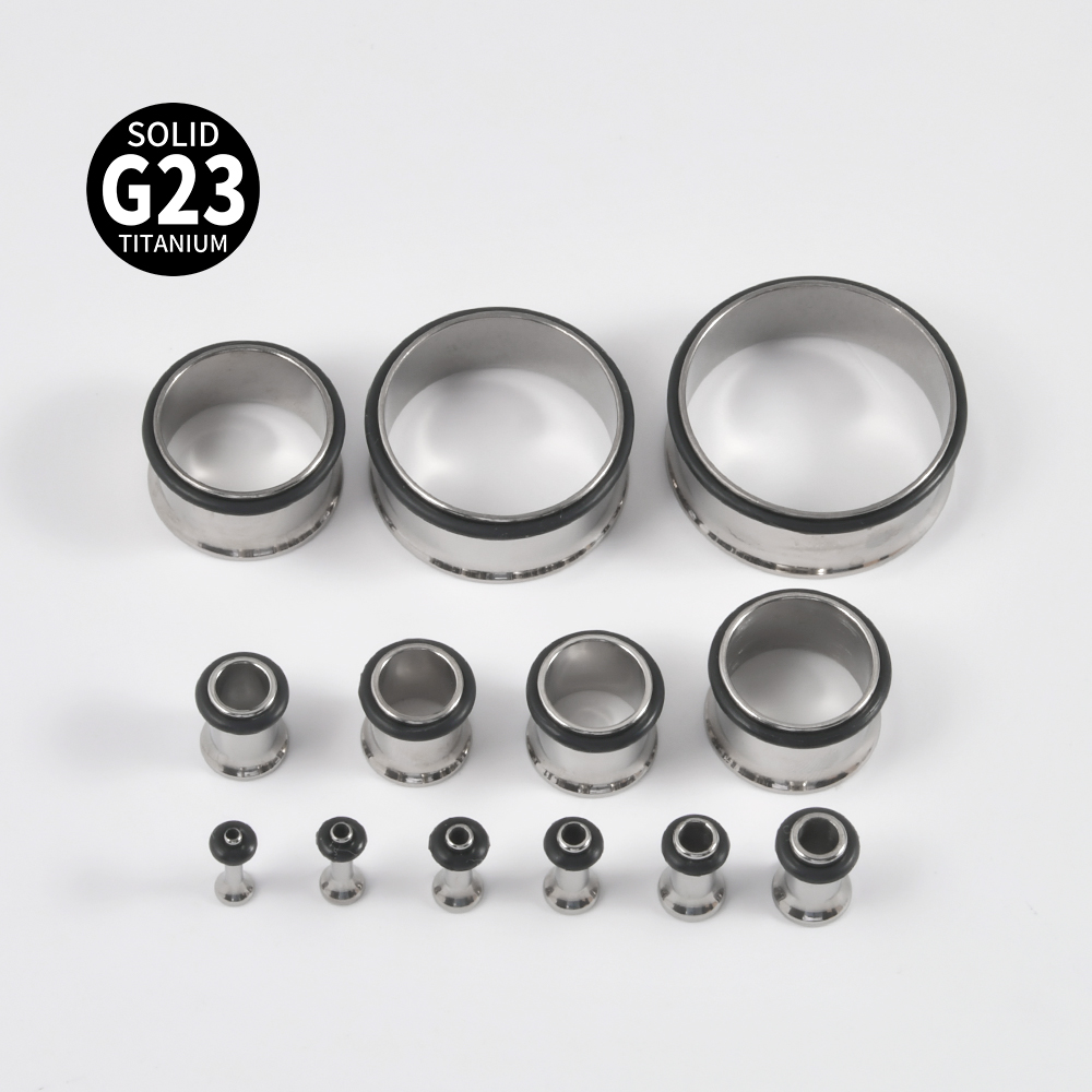 1 çift G23 titanyum tek Flare  - Body Jewelry Ear Gauges incelemesi ve fiyatı