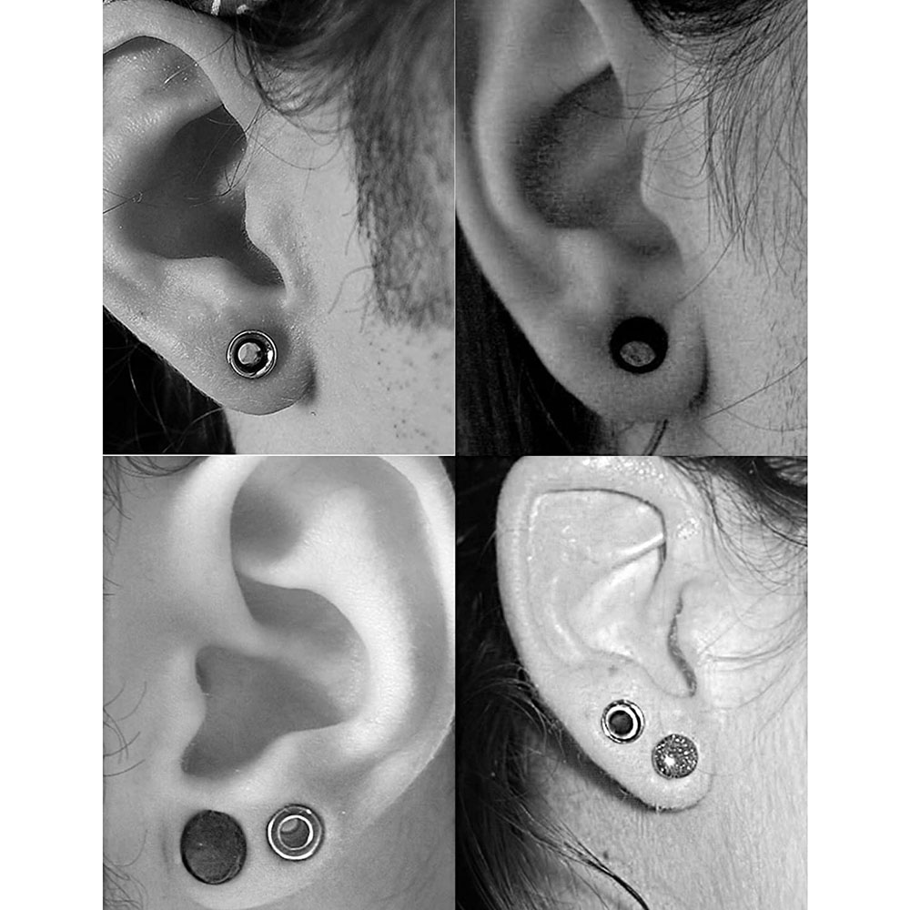 1 çift G23 titanyum tek Flare  - Body Jewelry Ear Gauges incelemesi ve fiyatı