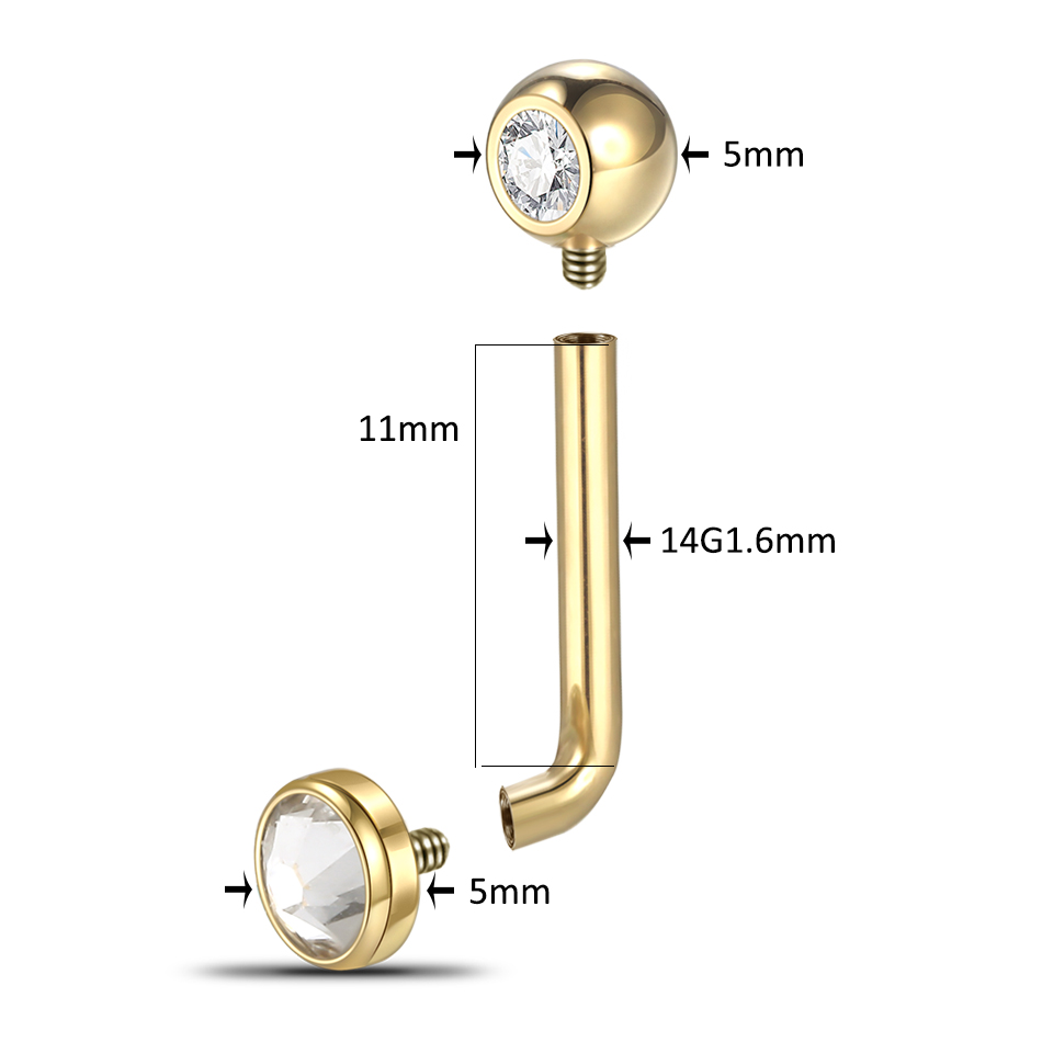 1/5 adet implant kalitesinde t - Body Jewelry Vch incelemesi ve fiyatı