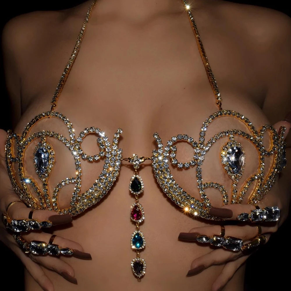 Stonefans abartılı Fringe göğü - Body Jewelry Good Quality incelemesi ve fiyatı