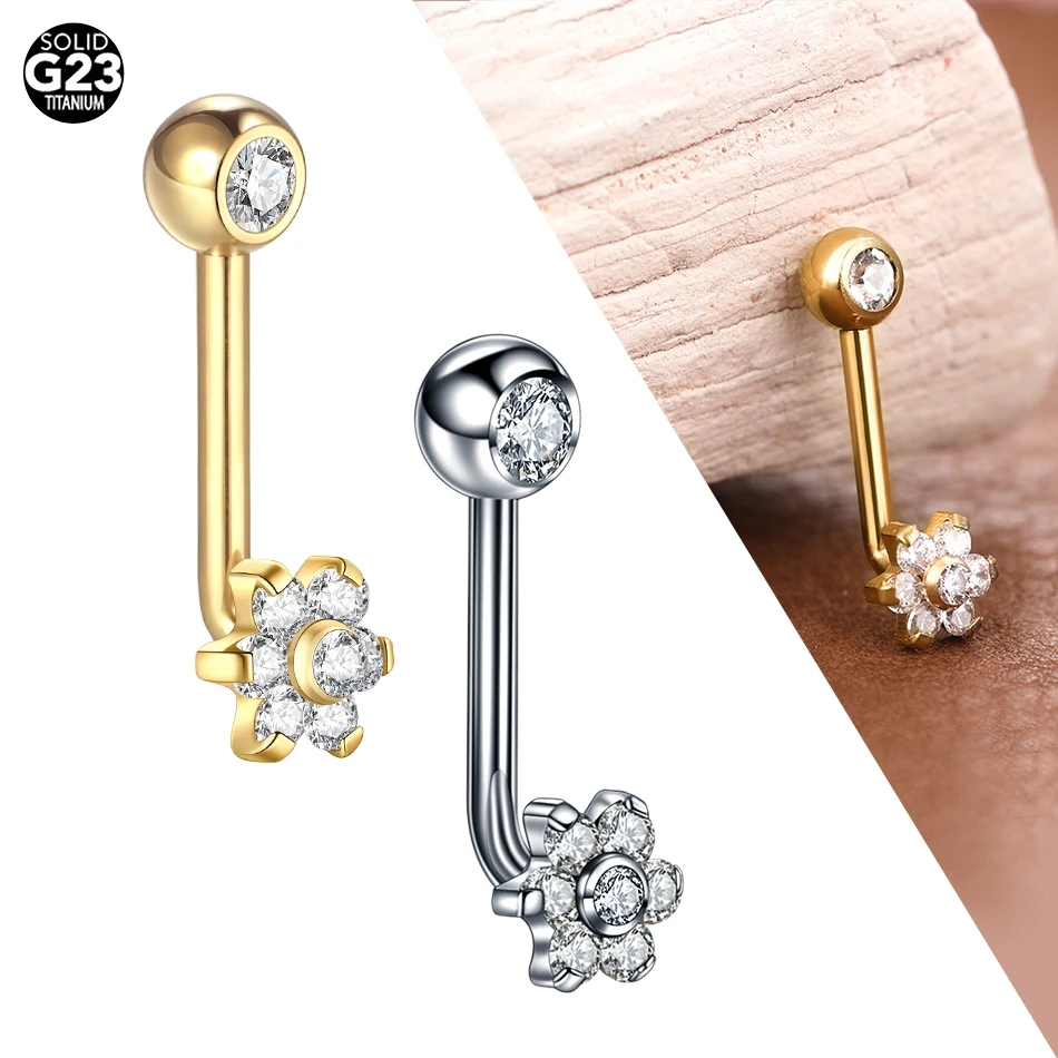 10 adet/grup Titanyum Zirkon C - Body Jewelry Vch incelemesi ve fiyatı