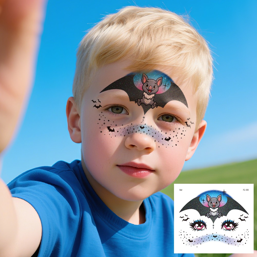10 sayfa Glitter Hayvan Yüz Dö - Body Jewelry Glue incelemesi ve fiyatı