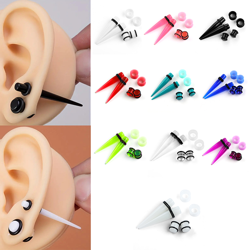 50 adet Akrilik Spike Kulak Gö - Body Jewelry Ear Gauges incelemesi ve fiyatı