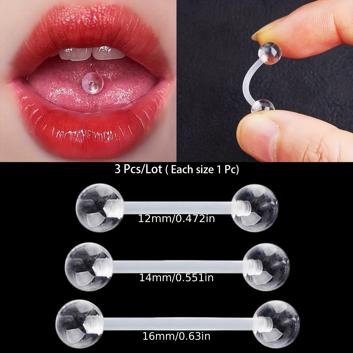 3 adet/takım (Her Boyutta 1 ad - Body Jewelry In Store incelemesi ve fiyatı