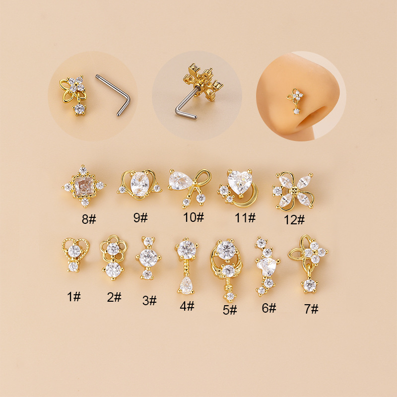 1 adet 20G 316L cerrahi paslan - Body Jewelry Indian incelemesi ve fiyatı
