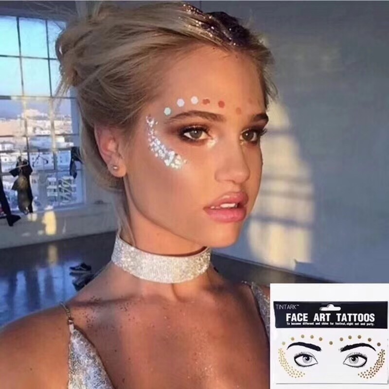 Parlak Geçici Dövme Çıkartma A - Body Jewelry Glue incelemesi ve fiyatı