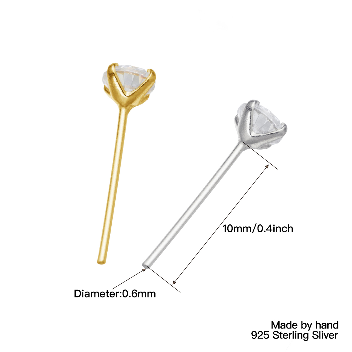 36 adet/paket 925 ayar gümüş z - Body Jewelry Indian incelemesi ve fiyatı