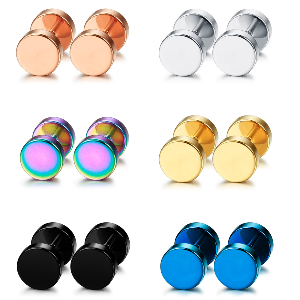 1 çift/6 Pairs paslanmaz çelik - Body Jewelry Ear Gauges incelemesi ve fiyatı